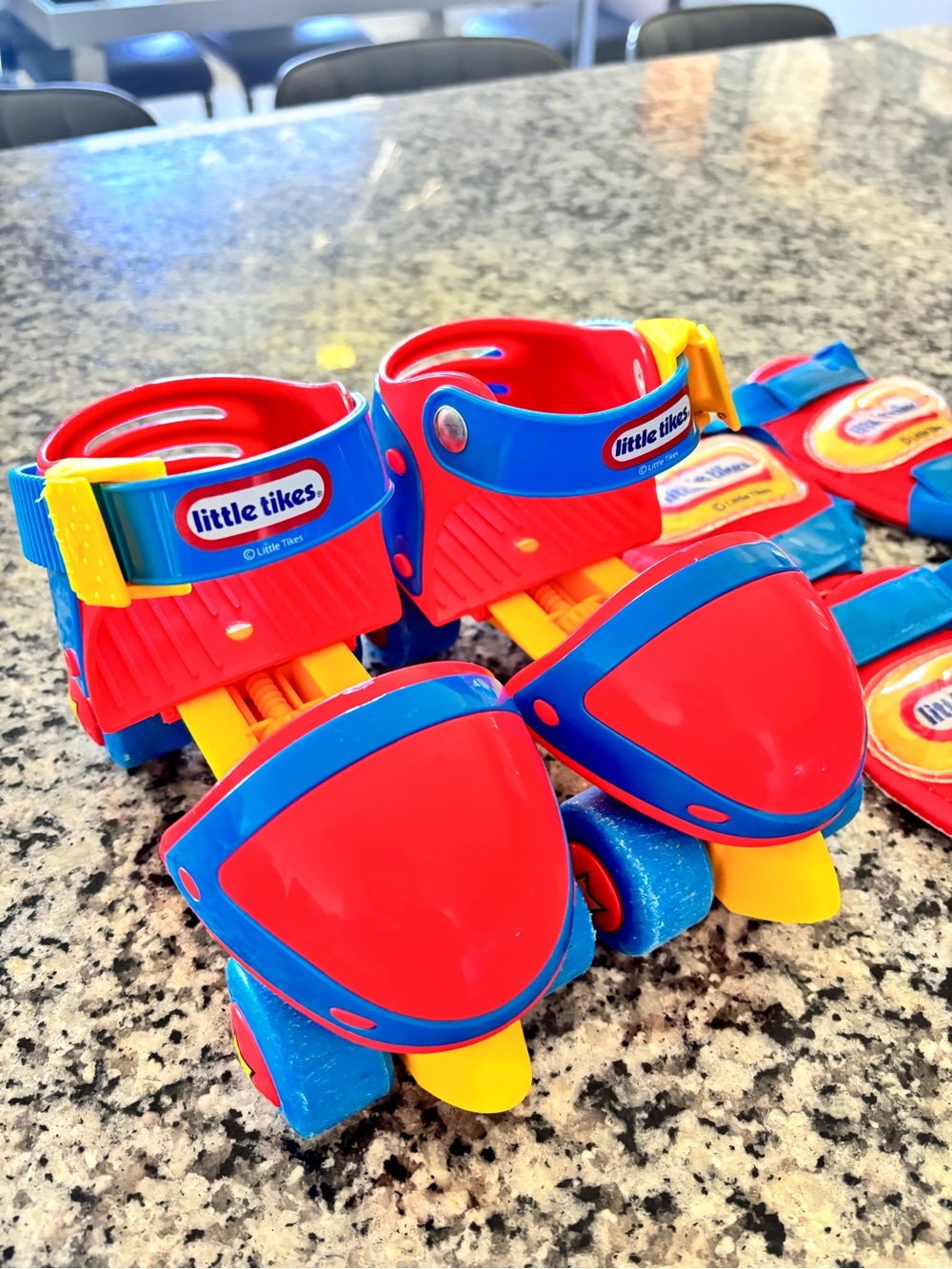 Little Tikes Kids Roller Skates in Red & Blue